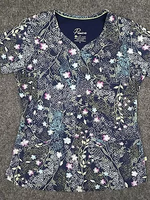 Premiere By Healing Hands Scrub Top - Floral Print - Size Small • $7