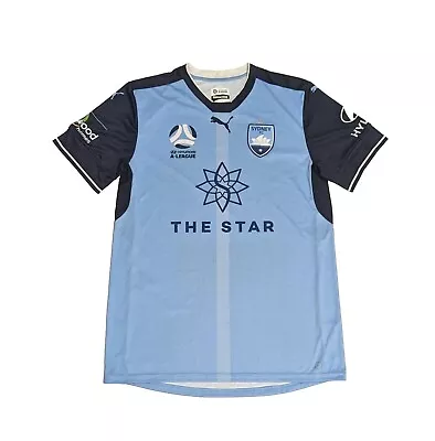 Sydney FC Puma Size Large Mens A-League Soccer Jersey Shirt • $39.99