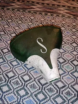 Schwinn S Mesinger Saddle Green & White Vintage Bike Seat I-beam • $19.99