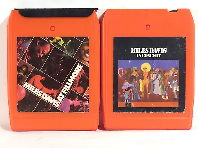 MILES DAVIS Live Fillmore  1970/3  LOT Of 2  1st US 8-TR 2-play Tapes  EX Tested • $24.95