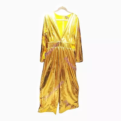 Loragal Gold Metallic Jumpsuit Size 2X • $33