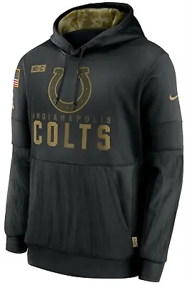 AUTHENTIC Nike Indianapolis Colts Men's NFL Salute To Service Hoodie - Black • $179.99