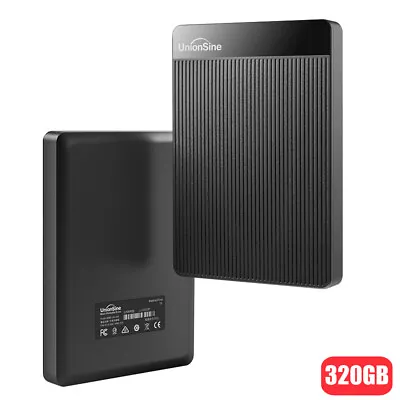 320GB External Hard Drive Disk USB3.0 HDD Portable For Macbook Windows PC Laptop • £19.19