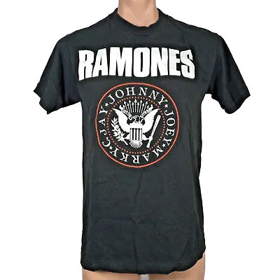 VTG '90 Ramones Johnny Joey Marky C. Jay Black Original Vintage T-Shirt Sz L • $399.99