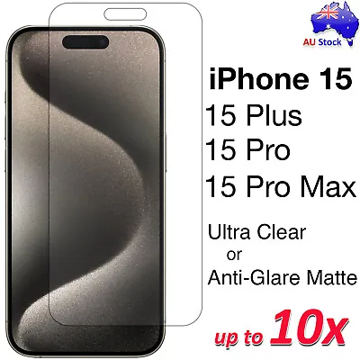 $4.99 • Buy Premium Clear | Anti-Glare Matte Screen Protector Film For IPhone 15 Pro Max 14