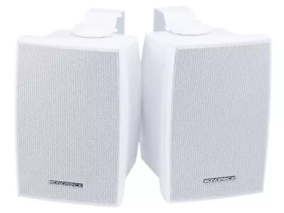 Monoprice 5.25in 2-Way Indoor/Outdoor Weatherproof Speakers 80W Max (Pair) READ! • $39.99