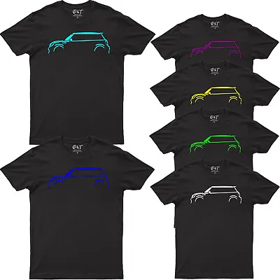 Cars Lovers T-Shirt Silhouette  For Adult Racing Fans Mens Top Tee • £11.99