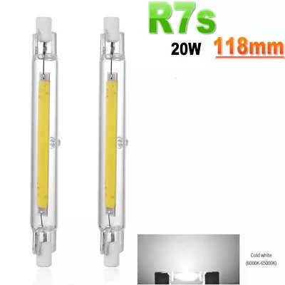 20W R7s Cob LED Glass Tube J118 110V Dimmable Home Lighting Replace Halogen Lamp • $20