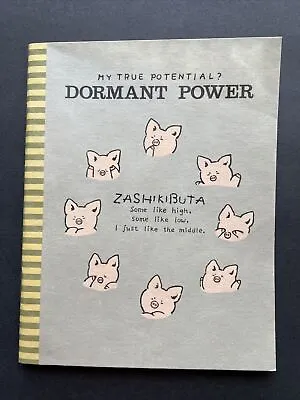 New Zashikibuta Pig Stationary Note Pad Hello Kitty Vintage Sanrio 1984 • $49.99