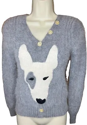 Fake London Angora Grey Dog Sweater Size Small One Of A Kind • £188.07