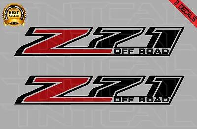 Z71 OFF ROAD Decal Set Fits: 2014- 2018 CHEVY Silverado Vinyl Sticker Burgundy • $17.77