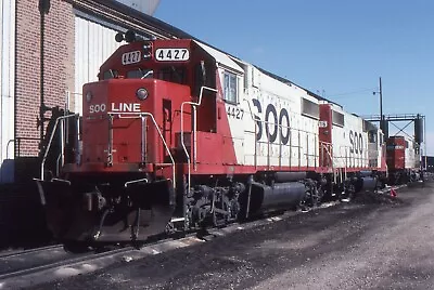 Soo Line GP38-2 4427 Original Kodachrome Slide Slides In 1988 • $2