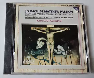 J.S. Bach St. Matthew's Passion Excerpts John Eliot Gardner (CD 1989) SEALED • $14.99