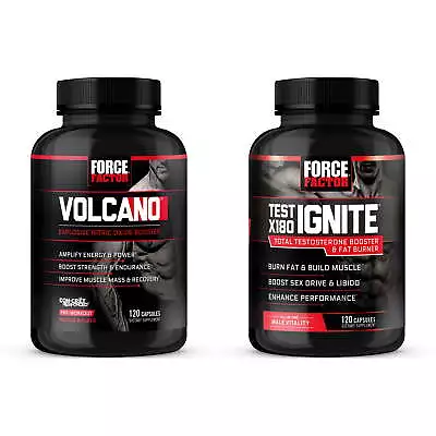 Force Factor Boost Stack To Increase Testosterone Burn Fat & Build Muscle • $61.66