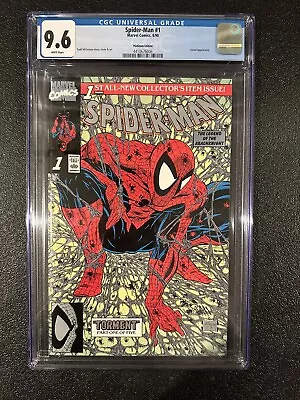 Spider-Man #1 CGC 9.6 (Platinum Edition With Letter) Todd McFarlane White Pages • $1800