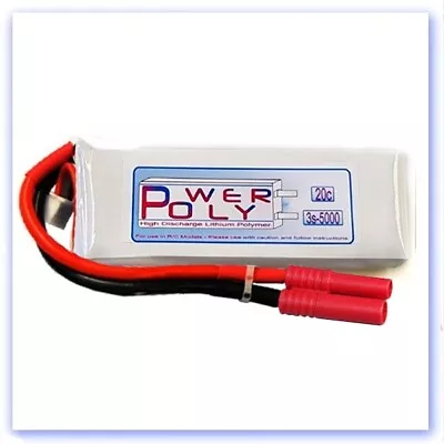 3S 5000mah 11.1v 20C PolyPower LiPo • £27.65