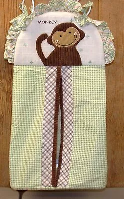 (3) Pc NoJo Crib Set ~ Monkey Business ~ Green Brown Multi • $29.99