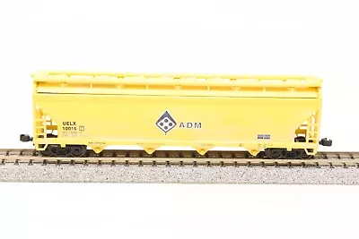 N Atlas ACF 4-Bay Covered Hopper ADM UELX 10016 Weathered Knuckles • $12.89