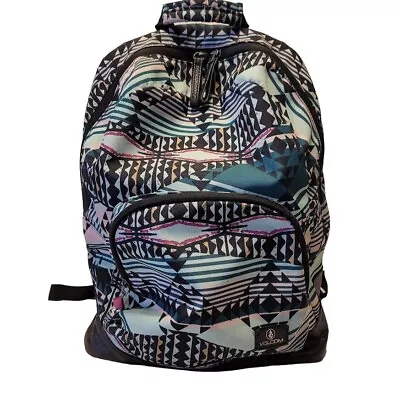 Volcom Turquoise Southwestern Pattern Schoolyard Fieldtrip Backpack • $39.95