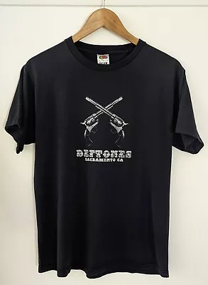 Original Vintage Deftones Sacramento Usa Tour Band T-shirt - Fotl Tag Tee • $149