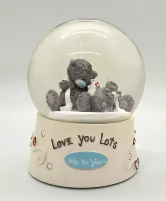 £9.89 • Buy Me To You Bear Snow Globe Glitter Globe Figurine Lots Of Love Pillow & Blanket