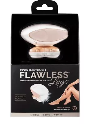 Finishing Touch Flawless Legs Rechargable Electric Razor 18K Gold Plated • $80