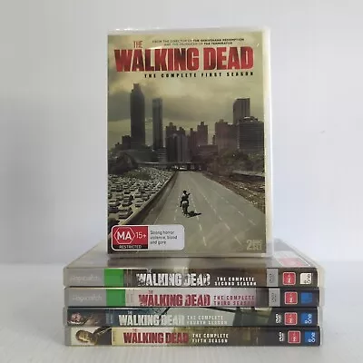 THE WALKING DEAD Complete Season 1 2 3 4 5 DVD Set TV Series 1-5 Region 4 • $40