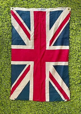 Vintage British Flag 2x3 Ft Paramount Flag Co SF 100% Cotton Union Jack UK Ajax • $50.94