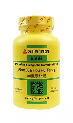 Sun Ten - Pinellia & Magnolia Combination Capsules / Ban Xia Hou Pu Tang / 半夏厚朴湯 • $27.99