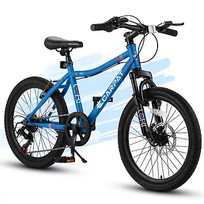 ECARPAT Kids Bike 14  Steel Frame 20  Wheel MTB Front Suspension Shimano 7-Speed • $207.20