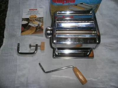 VINTAGE Marcato Ampia Pasta Machine 150 Model In Original Box W/ Manual  • $29.99