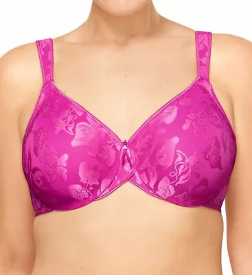 Wacoal 34 Dd #85567 Awareness Full Figure Seamless U/wire Bra Rose Violet Nwt • $44.99