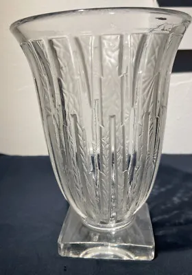 Vintage Verlys France Vase Icicles Signed 8  Vase • $33