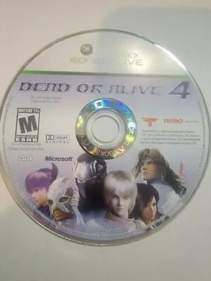 Dead Or Alive 4 (XBOX 360) DISC ONLY! NO TRACK! READ DESCRIPTION! BUNDLE & SAVE • $7.85