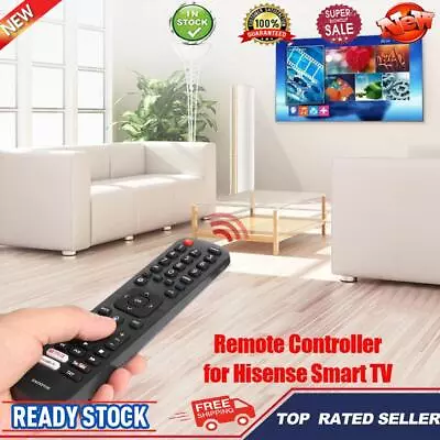 Smart TV Remote Control Wireless Switch For Hisense 43K300UWTS 65M7000 EN2X27HS • $11.66