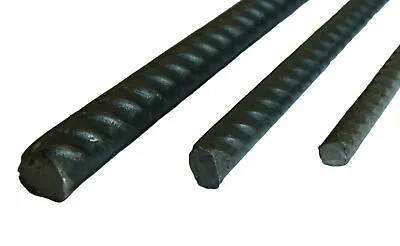 £11.79 • Buy Rebar Reinforcing Steel Bar For Concrete (6mm, 8mm, 10mm) 1000mm Lengths