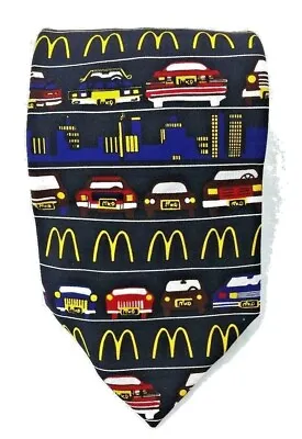 Vintage  McDonalds Restaurant Mens Tie Crest Uniform Company Golden Arches • $27.99