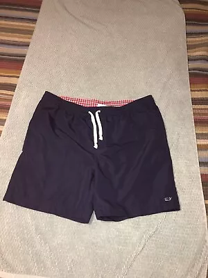 Vineyard Vines Men’s Swim Trunks Blue Large Lined Nice • $3.25