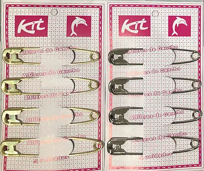 80mm Safety Pins Ideal Running Cycling & Other Sports UK SELLER • £3.13