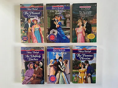 MARY BALOGH Lot 6 Signet Regency Historical Romance • $54.99