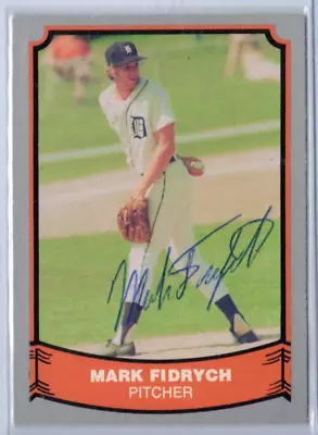 1988 Pacific Baseball Legends #62 Mark Fidrych Signed -NM-Autographed-FREE SHIP! • $21
