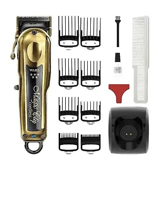 Wahl Professional 5-Star Cordless Magic Clip In Gold Pro Hair Clippers • $155.71