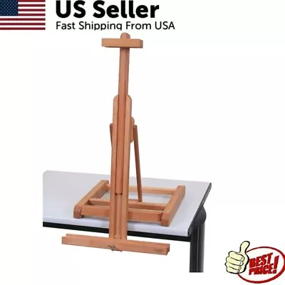 Wooden Folding Table Top Easel Sketch Box Paintings Display Art Craft Painter US • $151.36