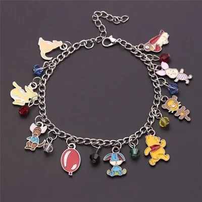 Winnie The Pooh Charm Bracelet Tigger Eeyore Bangle • £5.97