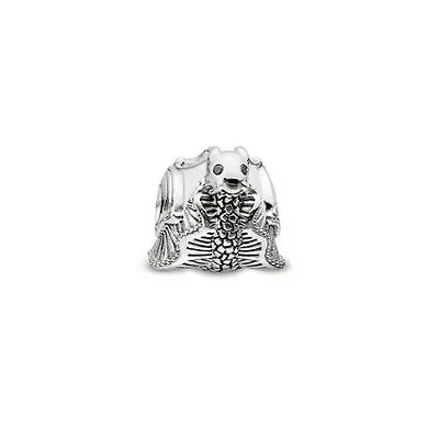 NEW Thomas Sabo Karma Bead K0192 SNAIL Sterling Silver Bead White Jade 925 S/s • $179