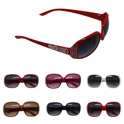 Lady Womens Fashion Polarized Sunglasses Oversized Retro Designer Eyewear Shades • £4.99