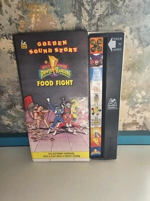 £4.99 • Buy Power Rangers Golden Sound Food Fight Electronic Story Book - Vintage Retro 1994