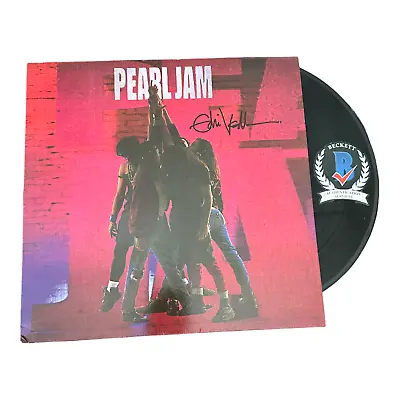 Eddie Vedder Signed Autograph Pearl Jam 'ten' Lp Vinyl Beckett Bas • $3069.56