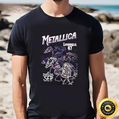 HOT_SALE!! Metallica Tour Louisville Shirt Met At Louder Than Life Shirt • $22.99