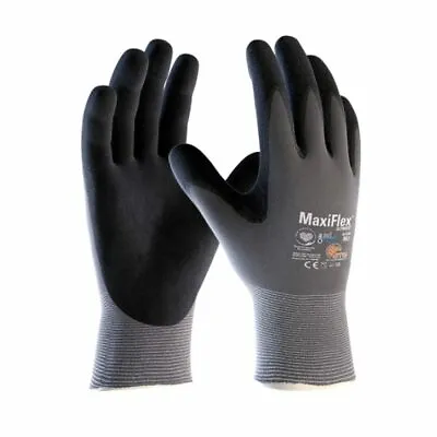 ATG Maxiflex Ultimate 42-874 Nitrile Foam Smooth Palm All Sizes 6 XS - 11 XXL • £8